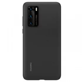 Huawei gyári flexibilis szilikon tok P40 fekete színben (51993719)-6901443365937 2 kép