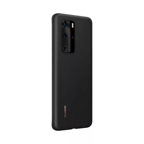 Huawei gyári flexibilis szilikon tok P40 fekete színben (51993719)-6901443365937 3 kép