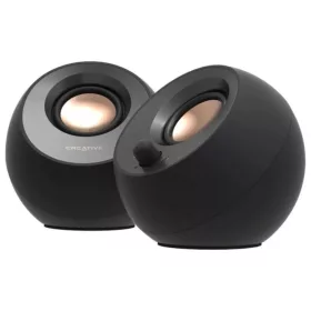 Creative Pebble 2.0 V3 Számítógéphangszórók Fekete Bluetooth 5.0-5390660193965 2 kép