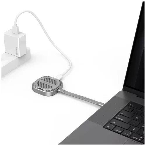 4smarts Magnetic SSD Case up to 4TB with 3C MagSafe Stand Gray 541311-4252011910274 6 kép