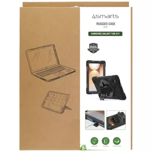 Samsung Galaxy Tab A11 Páncélozott tok fogantyúval 4smarts Rugged C-4252011913435 2 kép