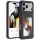 iPhone 17 Pro Max E-Ink 4smarts tok NFC kijelzővel Qi2 fekete tok