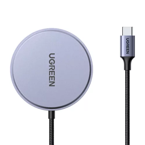 Mágneses Vezeték Nélküli Töltő UGREEN MagSafe W703, 15W, 1,5m-6941876252060 2 kép