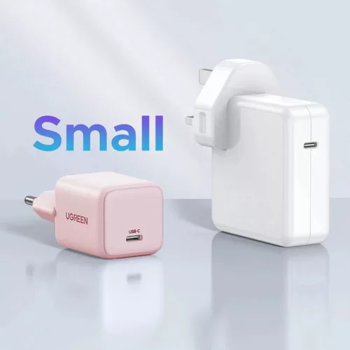 Ugreen X512 20W GaN 1x USB-C hálózati töltő - Rózsaszín-6941876255566 5 kép