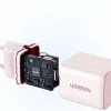Ugreen X512 20W GaN 1x USB-C hálózati töltő - Rózsaszín-6941876255566 6 kép