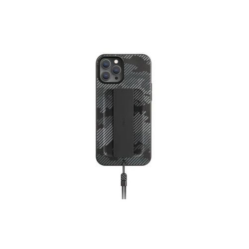 iPhone 12 Pro Max Uniq Heldro tok charcoal camo (Antimikrobiális bevo-8886463676677 1 kép