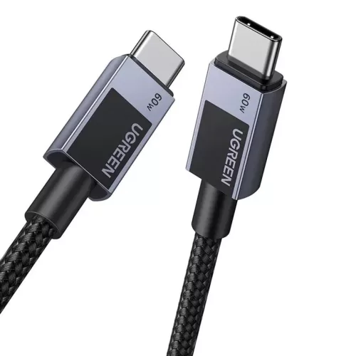Kábel USB-C to USB-C Ugreen L524 PD 3A 2m (szürke)-6941876257751 2 kép