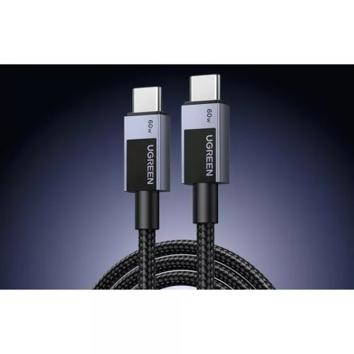Kábel USB-C to USB-C Ugreen L524 PD 3A 2m (szürke)-6941876257751 3 kép