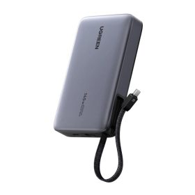 UGREEN PB551 Power Bank, 20000 mAh, 145W, retractable cable