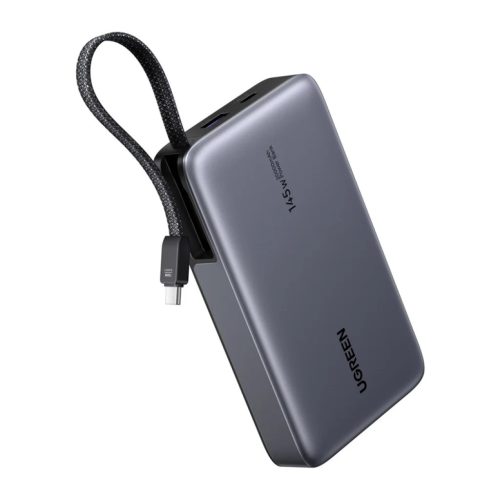UGREEN PB551 Power Bank, 20000 mAh, 145W, retractable cable-6941876269884 3 kép