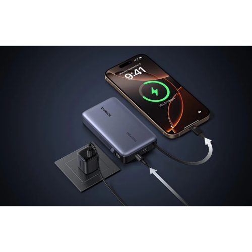 UGREEN PB551 Power Bank, 20000 mAh, 145W, retractable cable-6941876269884 8 kép