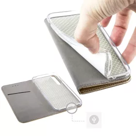 Mágneses fliptok MOTOROLA MOTO G 5G PLUS arany-5900495874894 2 kép