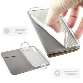 Mágneses fliptok SAMSUNG GALAXY M31S arany-5900495871480 2 kép