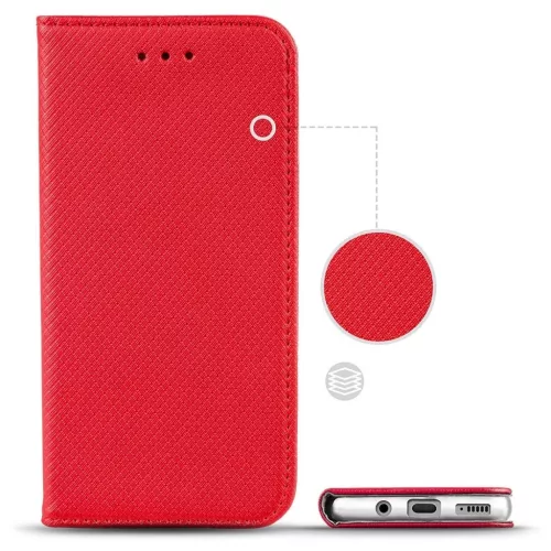 Mágneses fliptok MOTOROLA MOTO G 5G PLUS piros-5900495874924 6 kép