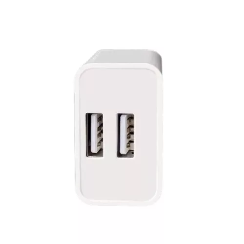 MOONX fali töltő MC02 2.4A 12W 2xUSB + Lightning kábel Fehér-5906952638474 3 kép