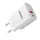 MOONX fali töltő MC04 PD 20W 1xUSB-C + 1xUSB QC3.0 + kábel USB-C - USB-C Fehér