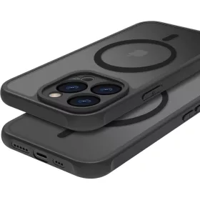  iPhone 14 Pro Fekete Panzer Matt tok MagS-5907317200053 3 kép