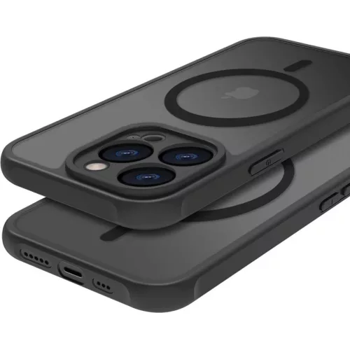  iPhone 14 Pro Fekete Panzer Matt tok MagS-5907317200053 3 kép