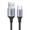 Ugreen US288 60127 USB-A / USB-C QC 3.0 3A 1,5m kábel - szürke-6957303861279 1 kép