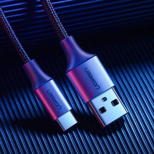 Ugreen US288 60127 USB-A / USB-C QC 3.0 3A 1,5m kábel - szürke-6957303861279 2 kép