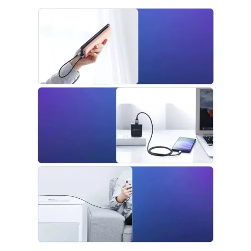 Ugreen US288 60127 USB-A / USB-C QC 3.0 3A 1,5m kábel - szürke-6957303861279 10 kép