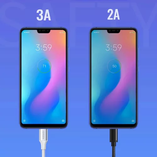 Ugreen US288 60132 USB-A / USB-C QC 3.0 3A 1.5m kábel - fehér-6957303861323 4 kép