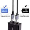 UGREEN USB-Micro USB kábel, QC 3.0, 2,4A, 0,25m (fekete)-6957303861446 5 kép