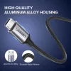 Micro USB kábel USB-Micro USB, QC 3.0, 2.4A, 1m (fekete)-6957303861460 7 kép