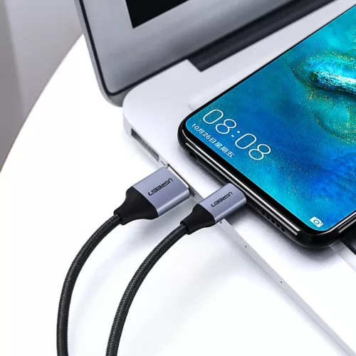 Ugreen US290 60153 USB-A / micro USB 2.4A kábel 2m - fehér-6957303861538 2 kép