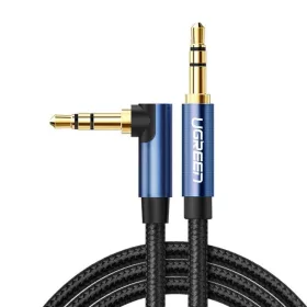   Ugreen szögletes AUX kábel 2 x 3.5 mm mini jack 1.5m kék (AV112)