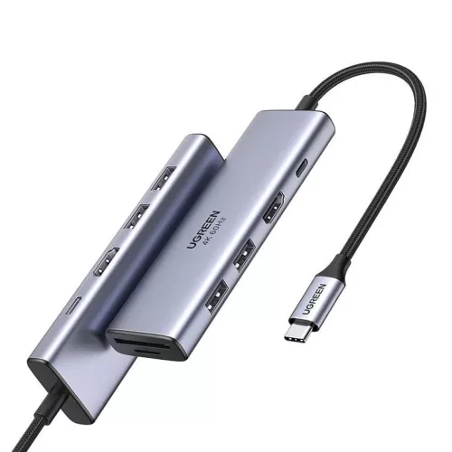 Ugreen multi-funkciós HUB USB Type C - 2x USB 3.2 Gen 1 / HDMI 4K 60H-6957303863846 2 kép