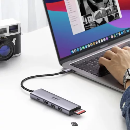 Ugreen multi-funkciós HUB USB Type C - 2x USB 3.2 Gen 1 / HDMI 4K 60H-6957303863846 7 kép