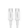 Ugreen US264 60518 USB-C / USB-C PD QC AFC kábel 1m - fehér-6957303865185 1 kép