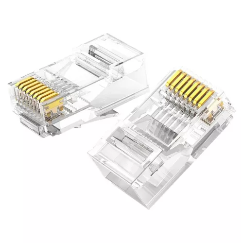 Ugreen 100x RJ45 csatlakozó fej 8P8C CAT 6 átlátszó-6957303865581 2 kép