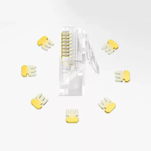 Ugreen 100x RJ45 csatlakozó fej 8P8C CAT 6 átlátszó-6957303865581 4 kép