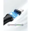 Ugreen USB/ USB Type-C kábel 3A kábel 3m fekete-6957303868261 6 kép