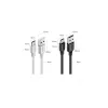 Ugreen USB/ USB Type-C kábel 3A kábel 3m fekete-6957303868261 10 kép
