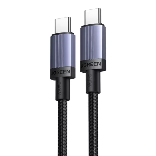 Ugreen L528 USB-C-USB-C kábel 100W 1m (szürke)-6941876268320 2 kép