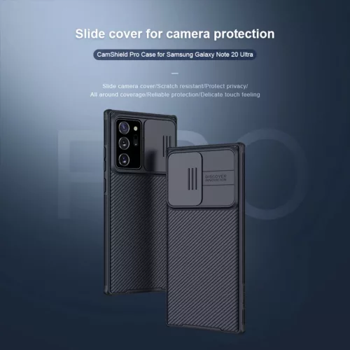 Nillkin CamShield PRO kemény tok Samsung Galaxy Note 20 Ultra Fekete-6902048201811 5 kép