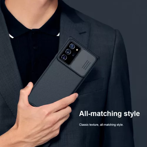 Nillkin CamShield PRO kemény tok Samsung Galaxy Note 20 Ultra Fekete-6902048201811 8 kép