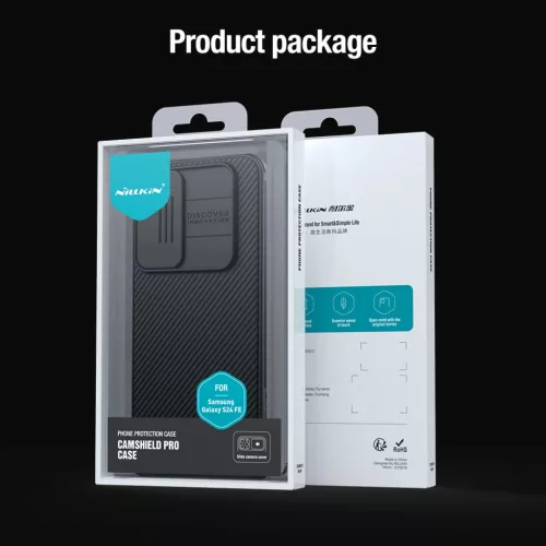 Nillkin CamShield PRO Hard tok Samsung Galaxy S24 FE Fekete-6902048281271 8 kép