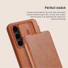 Nillkin Qin Book PRO tok Samsung Galaxy S24 FE fekete-6902048281301 8 kép