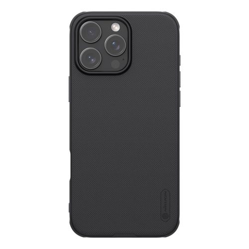 Nillkin Super Frosted PRO hátlapi tok Apple iPhone 16 Pro-hoz, fekete