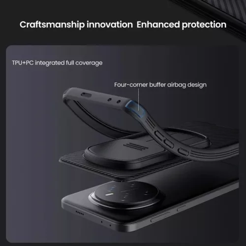  Honor Magic7 Pro Fekete Nillkin CamShield PRO kemény tok-6902048290730 5 kép