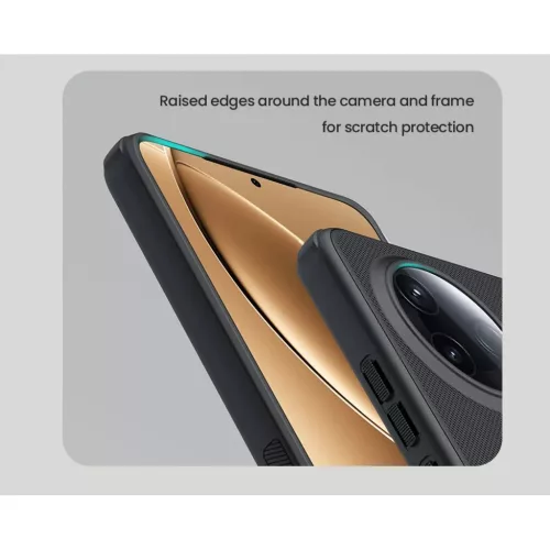 Nillkin Super Frosted PRO hátlap tok Xiaomi Poco F7 Pro-hoz, fekete-6902048291850 5 kép