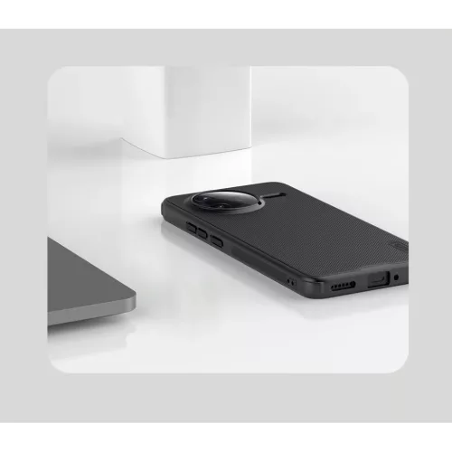 Nillkin Super Frosted PRO hátlap tok Xiaomi Poco F7 Pro-hoz, fekete-6902048291850 6 kép
