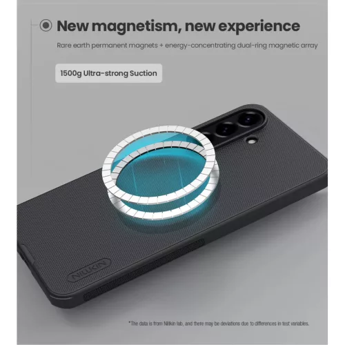  Samsung Galaxy A56 5G Fekete Nillkin Super Frosted PRO Magnetic tok-6902048292505 3 kép