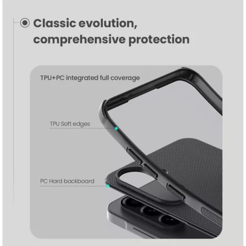  Samsung Galaxy A56 5G Fekete Nillkin Super Frosted PRO Magnetic tok-6902048292505 5 kép