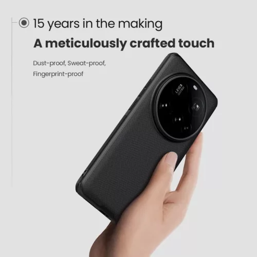 Nillkin Super Frosted PRO Mágneses tok Xiaomi 15 Ultra Fekete tok-6902048296718 4 kép