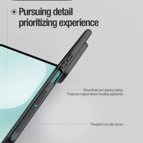  Samsung Galaxy Z Fold 7 fekete Nillkin Super Frosted FOLD hátlap tok-6902048298712 6 kép